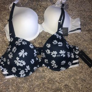 Two Tommy Hilfiger push up bras